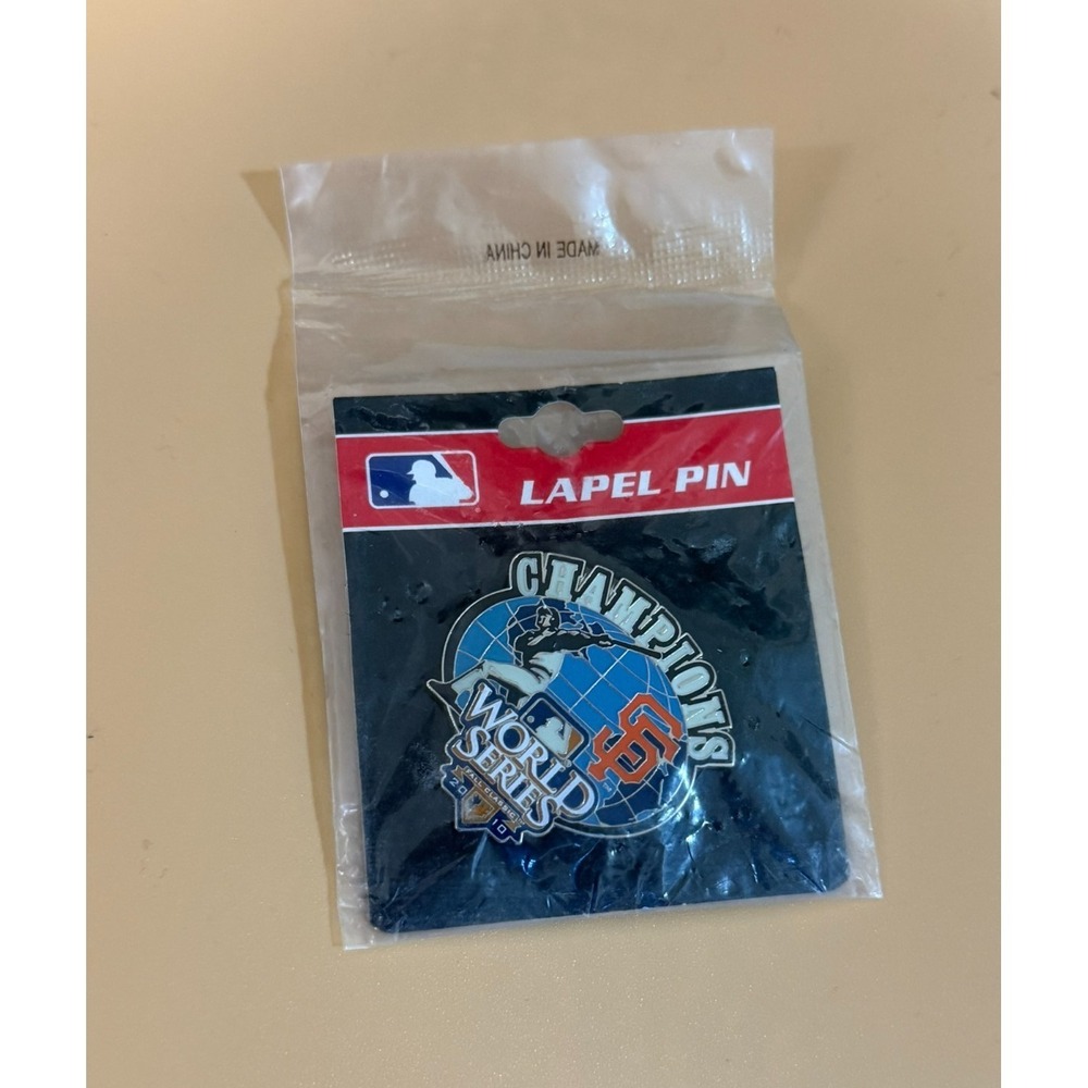 2010 San Francisco Giants World‎ Series Champions Lapel Pin MLB Sealed New